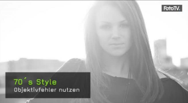 Objektivfehler nutzen, 70´Style, Retro, Lensflair