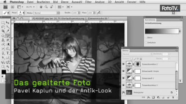 Antik-Look, Photoshoptutorial, gealtertes Foto