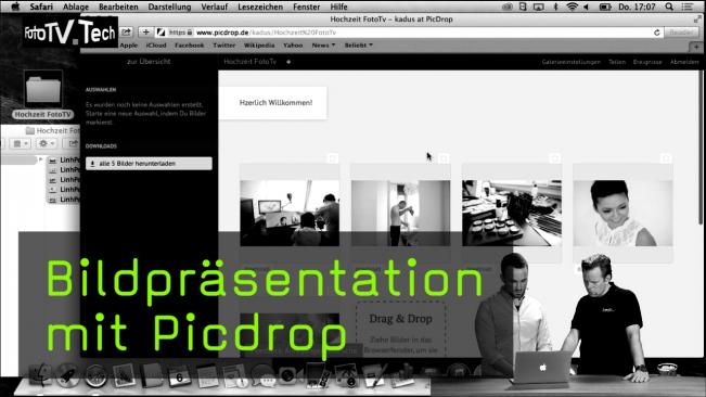 Bildpräsentation mit Picdrop