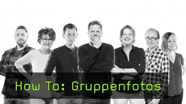 Portraits in Photoshop als Gruppe anordnen