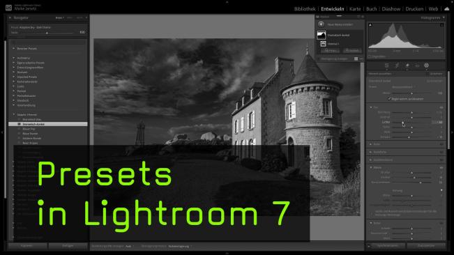 Adaptive Presets in Lightroom verstehen und verwenden
