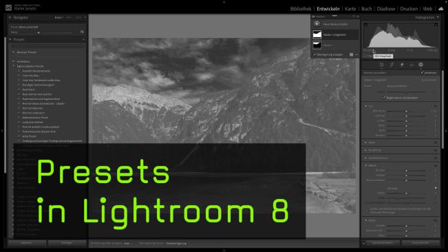Adaptive Presets für Natur- und Landschaftsbilder