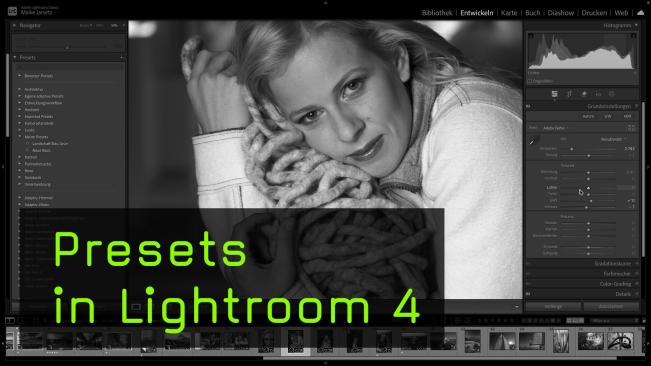Maike Jarsetz erstellt Portrait-Presets in Lightroom