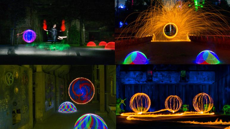 Light Art Performance