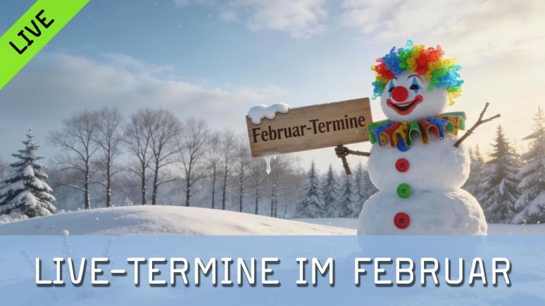 Die FotoTV.-Livetermine im Februar 2026