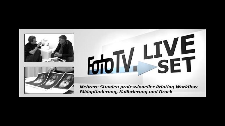 FotoTV.Liveset zum Thema Drucken im Online-Shop erwerben
