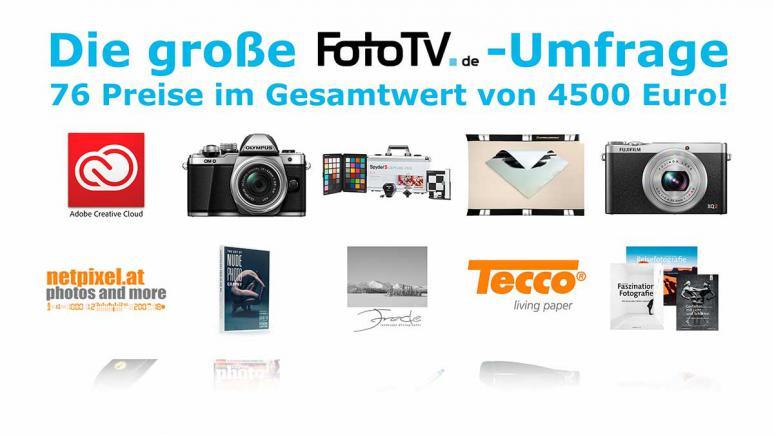 Die große FotoTV. Umfrage und Verlosung