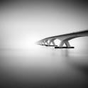 Zealand Brücke Schwarz Weiss