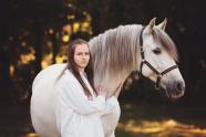 Pferd und Besitzer gemeinsam fotografieren