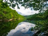 Landschaftsfotografie, Naturpark Eifel, Rursee, Spiegelung, Polfilter