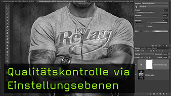 Qualitätskontrolle via Einstellungsebenen Calvin Hollywood Qualitätskontrolle via Einstellungsebenen