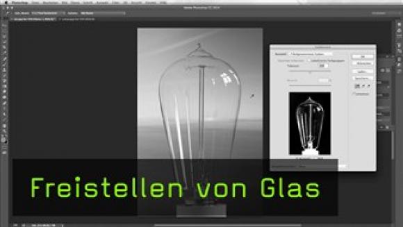 Freistellung von Glas in Photoshop 