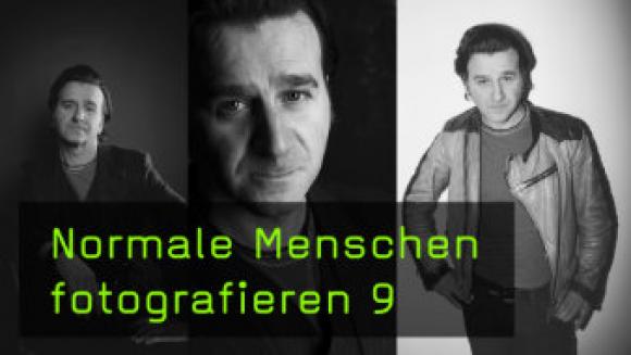 Posing für ein Fotoshooting mit normalen Menschen