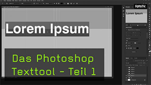 In Photoshop Texte biegen und verzerren