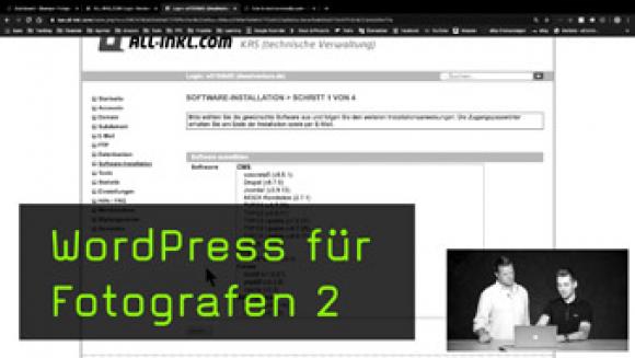 Die eigene Webseite registrieren und WordPress installieren