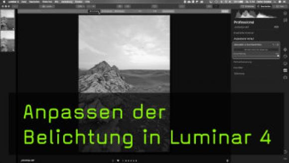 Belichtung anpassen in Luminar 4