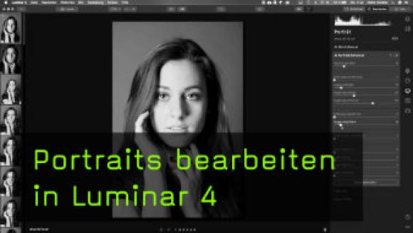 Portraitretusche in Luminar 4