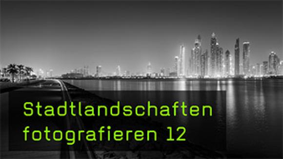 Stadtpanorama bei Nacht fotografieren