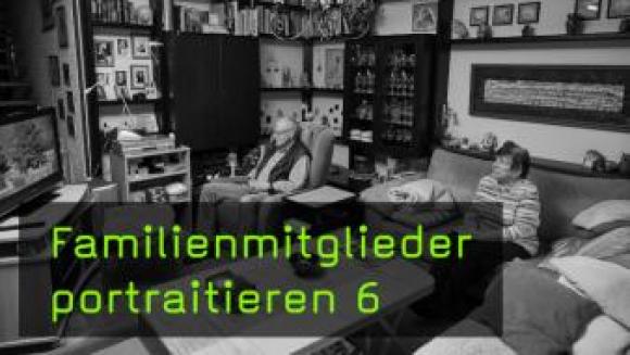 Familienmitglieder zu Hause portraitieren