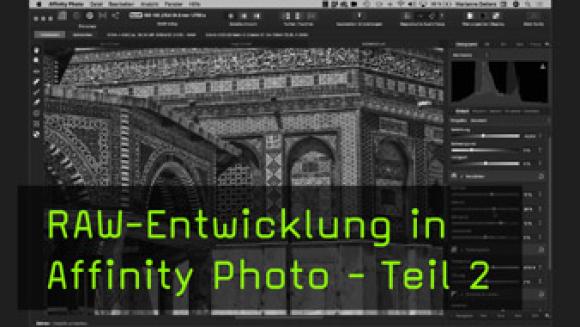 RAW-Bilder in Affinity Photo bearbeiten