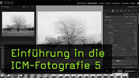Bildbearbeitung von ICM-Fotos