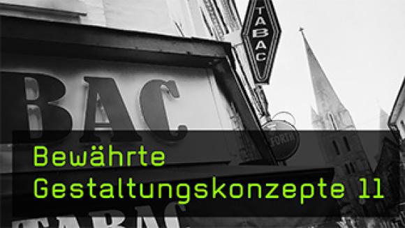 Gestalten mit Worten und Buchstaben in Fotos