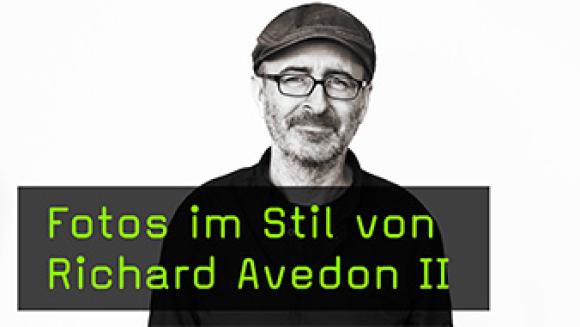 Schlichte Portraits mit Available Light im Stil von Richard Avedon