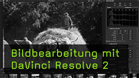 DaVinci Resolve RAW-Bilder bearbeiten