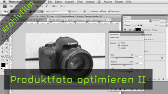 Produktfotografie optimieren, Photoshop