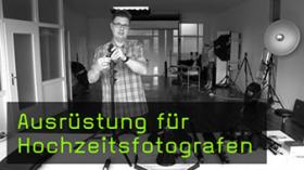 Equipment für Hochzeitsfotografie
