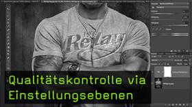 Calvin Hollywood Qualitätskontrolle via Einstellungsebenen