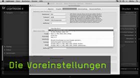 Lightroom Voreinstellungen