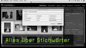 Stichwörter in Lightroom 4