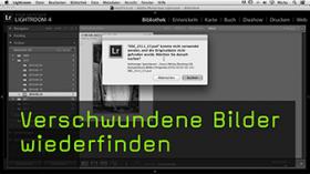 Bilder wiederfinden in Lightroom