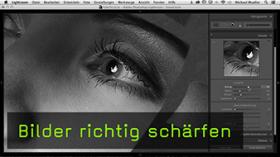 Bilder schärfen in Lightroom