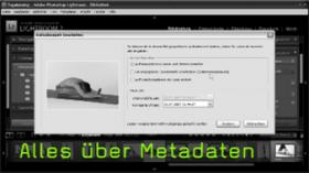 Metadaten, Exif-Daten, IPTC-Daten, Interne Daten, Lightroom