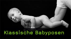 Klassische Babyposen