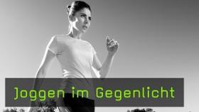 Joggen im Gegenlicht