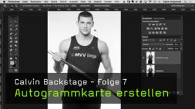 Shooting für Autogrammkarten Shooting für Autogrammkarten