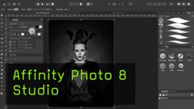 Affinity Photo Studio , Arbeitspaletten, Anpassungen