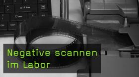 Negative scannen im Labor