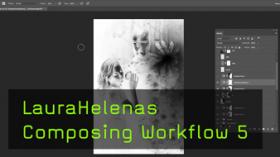 Composing Workflow von Laura Helena, Iron Man, Verlaufsumsetzung Composing Workflow von Laura Helena, Iron Man, Verlaufsumsetzung