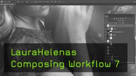 Composing Workflow von Laura Helena, Iron Man, Hautretusche