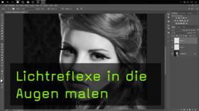 Glanzlichter in die Augen malen
