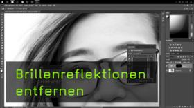 Brillenspiegelungen retuschieren Brillenspiegelungen retuschieren
