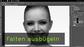 Falten in Photoshop mit Dodge and Burn entfernen