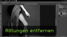 Rötungen in Photoshop entfernen