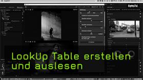 Lookup Table in Lightroom und Photoshop auslesen
