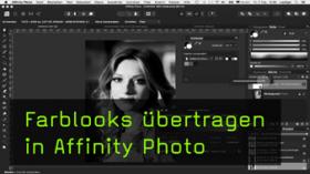 Farblooks in Affinity Photo definieren und anwenden