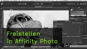 Affinity Photo: Freistellen mit dem Auswahlpinsel